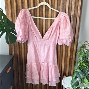San Belle Mini Puff Sleeve Summer Dress. Size 4